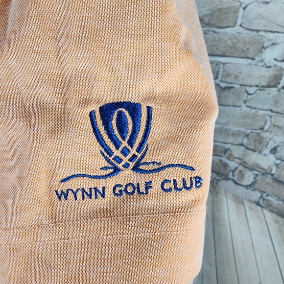 Travis Mathew Brogrammer Polo Shirt Pima Cotton Autumn Sunset Heather Size XL - Picture 10 of 16